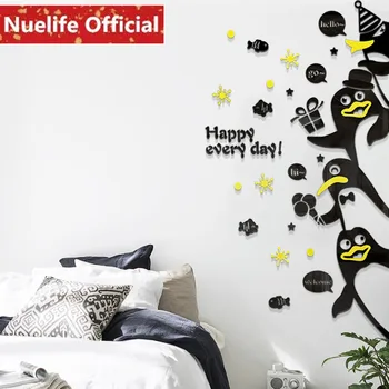 Happy color penguin design acrylic stickers living room kids room baby kindergarten sofa background decoration wall stickers N4
Happy color penguin design acrylic stickers living room kids room baby kindergarten sofa background decoration wall stickers N4