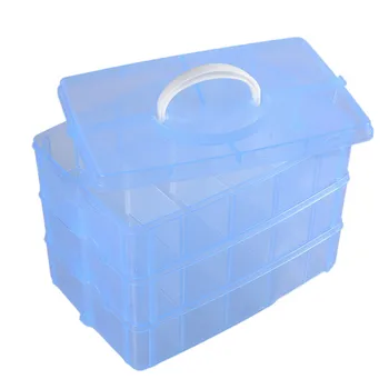 Detachable DIY Desktop Storage Box Transparent Plastic Storage Box Makeup Case Craft Container For Toys Rings Jewelry 3-layers
Detachable DIY Desktop Storage Box Transparent Plastic Storage Box Makeup Case Craft Container For Toys Rings Jewelry 3-layers