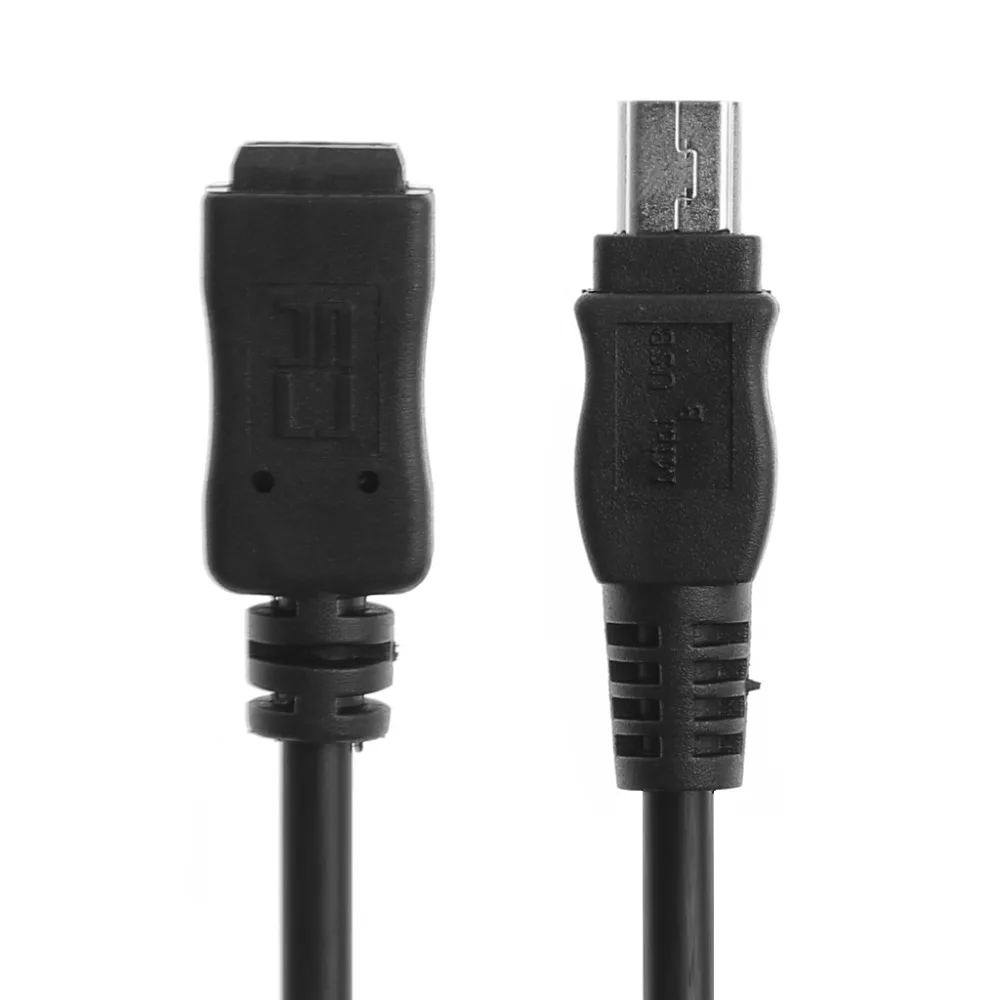 Generic 1x USB 2.0 A Male to Mini B 5Pin Male Plug Spiral Coiled Connector Cable Cord Straight/UP/Left/Right Angled 1.5m