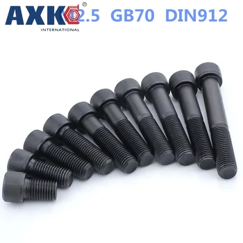 AXK DIN912 12.9 bolts high strength Carbon steel hex socket screws M2.5 screws black twill cylindrical head bolts Free shipping
AXK DIN912 12.9 bolts high strength Carbon steel hex socket screws M2.5 screws black twill cylindrical head bolts Free shipping