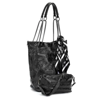 2 x Fashion Skull Women Handbag Shoulder Bag Tote Purse Leather Crossbody Bag
2 x Fashion Skull Women Handbag Shoulder Bag Tote Purse Leather Crossbody Bag