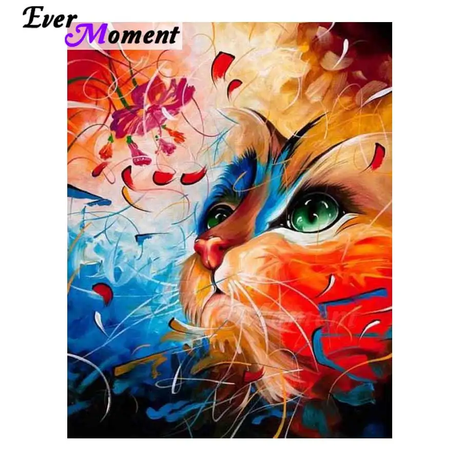Ever Moment Diamond Painting Colorful Cat Decoration Picture Of Rhinestone Full Square Drill Diamond Embroidery Decoration 3F477
Ever Moment Diamond Painting Colorful Cat Decoration Picture Of Rhinestone Full Square Drill Diamond Embroidery Decoration 3F477