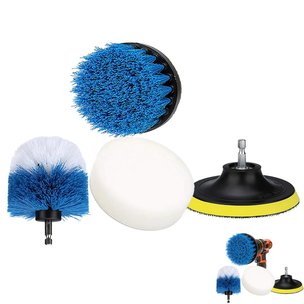 4 Piece Scrub Brush Power Drill Cleaning Brush Tub Cleaner Combo Tool Kit Perfect for Cleaning Grout Electric drill head #4A04
4 Piece Scrub Brush Power Drill Cleaning Brush Tub Cleaner Combo Tool Kit Perfect for Cleaning Grout Electric drill head #4A04