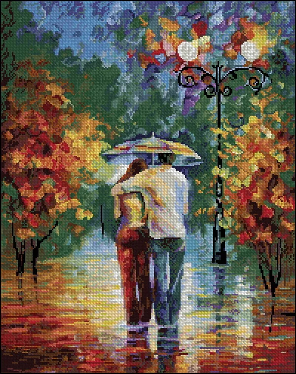 100% exact printing canvas Top Quality cross stitch set rain love, walk in the rain oil painting
100% exact printing canvas Top Quality cross stitch set rain love, walk in the rain oil painting