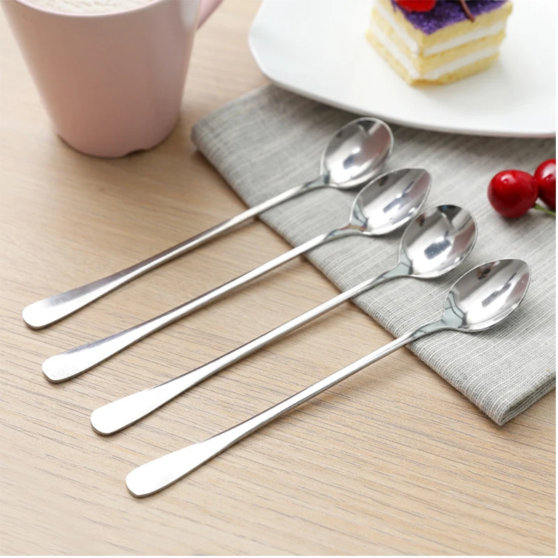 1 / 2 Pcs Long Handled Stainless Steel Coffee Spoons Tea Ice Cream Dessert tools For Picnic Lunch Kitchen Accessories
1 / 2 Pcs Long Handled Stainless Steel Coffee Spoons Tea Ice Cream Dessert tools For Picnic Lunch Kitchen Accessories
