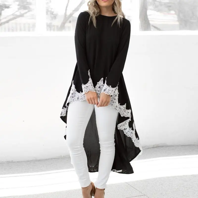 2019 Women Vestidos Party Dress Sleeve Slim Spring O-Neck Irregular Stitching Long Solid Gift Lace Color
2019 Women Vestidos Party Dress Sleeve Slim Spring O-Neck Irregular Stitching Long Solid Gift Lace Color