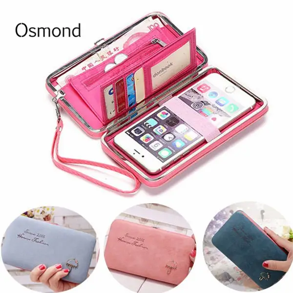 Osmond Women Wallets Korean Fashion Small Leather Long Purse For Girls Mobile Phone Bag Ladies Coin Purses Wallet Card Holder
Osmond Women Wallets Korean Fashion Small Leather Long Purse For Girls Mobile Phone Bag Ladies Coin Purses Wallet Card Holder