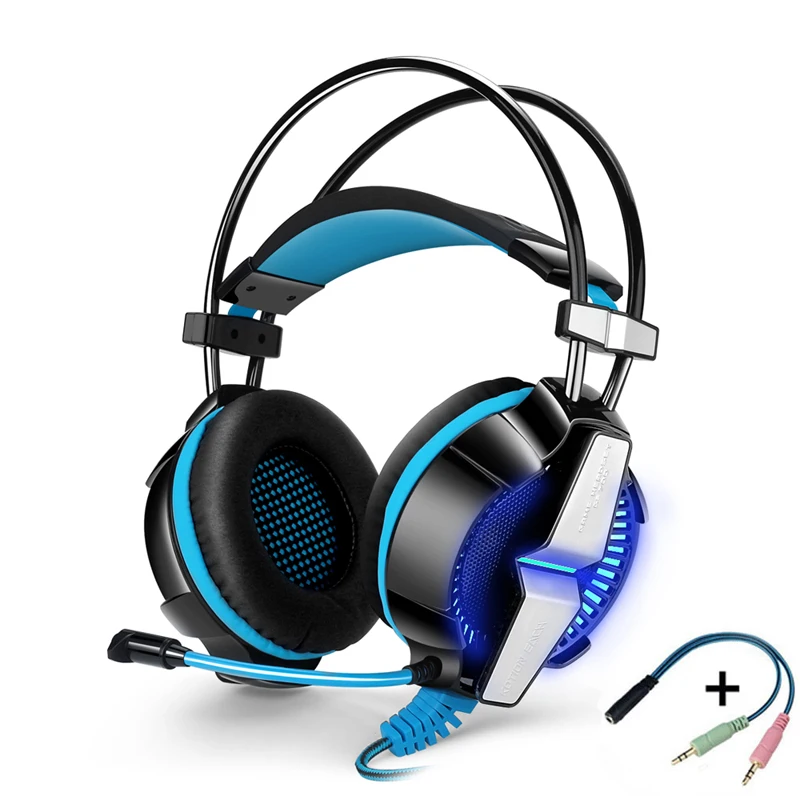 KOTION EACH GS700 Gaming headset Game headphones with Microphone for PS4 computer tablet pc laptop mobile phone LED head phone
KOTION EACH GS700 Gaming headset Game headphones with Microphone for PS4 computer tablet pc laptop mobile phone LED head phone