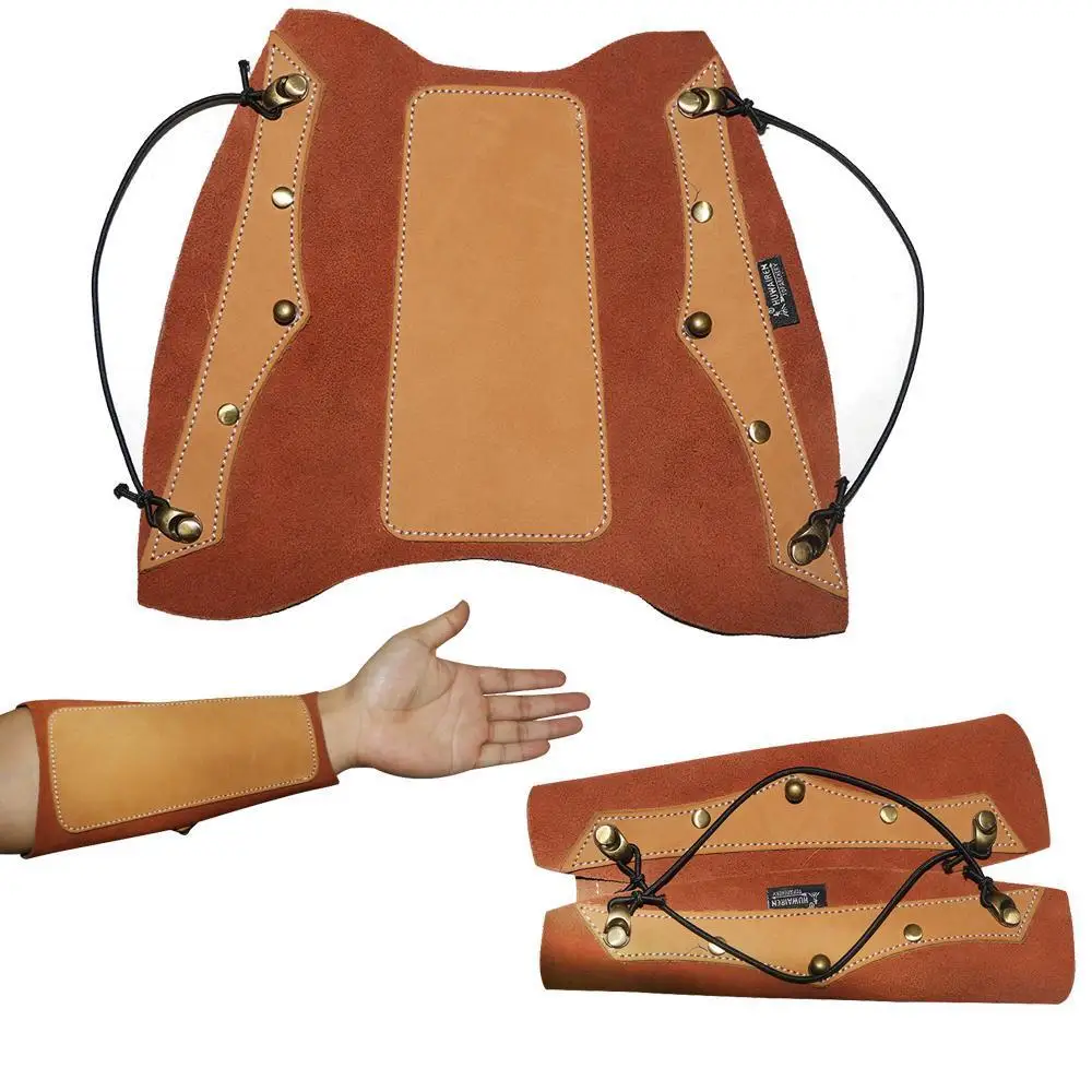 DSGS Archery Arm Guard Traditional Leather for Hunting Shooting Recurve Longbow Bow
DSGS Archery Arm Guard Traditional Leather for Hunting Shooting Recurve Longbow Bow