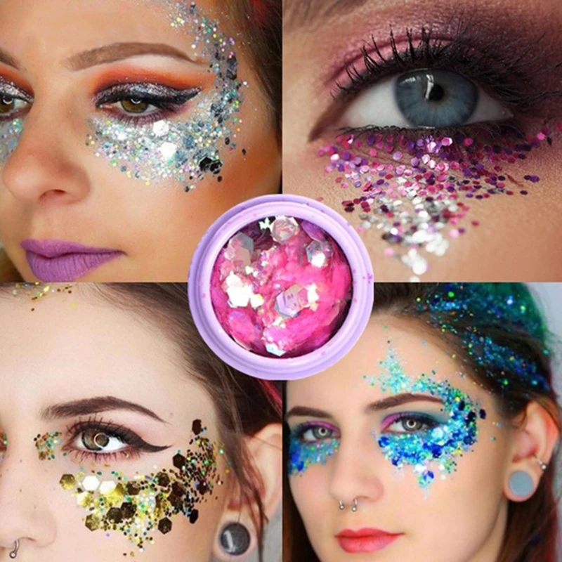 Festival Eye Glitter Sequin Powder Gold Eyes Nail Hair Body Face Shimmer Bling Eyes Makeup Pigment Make Up Blue Professional
Festival Eye Glitter Sequin Powder Gold Eyes Nail Hair Body Face Shimmer Bling Eyes Makeup Pigment Make Up Blue Professional