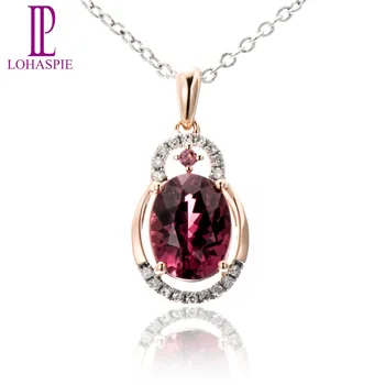 LP Diamond-Jewelry 2.16ct Natural Rhodolite Garnet Solid 18K 750 Rose Gold Pendant Fine Gemstone Jewelry For Birthday Gift
LP Diamond-Jewelry 2.16ct Natural Rhodolite Garnet Solid 18K 750 Rose Gold Pendant Fine Gemstone Jewelry For Birthday Gift