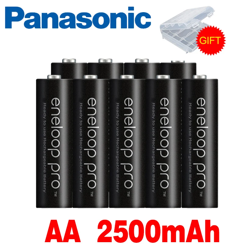Panasonic Eneloop Original Battery Pro AA 2500mAh 1.2V NI-MH Camera Flashlight Toy Pre-Charged Rechargeable Batteries
Panasonic Eneloop Original Battery Pro AA 2500mAh 1.2V NI-MH Camera Flashlight Toy Pre-Charged Rechargeable Batteries