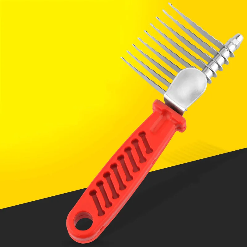 Pet Safe Dematting Comb Grooming Rake Brush for Dogs and Cats Pets Dog Undercoat Rake Reduce Shedding Removes Mattes and Tangles
Pet Safe Dematting Comb Grooming Rake Brush for Dogs and Cats Pets Dog Undercoat Rake Reduce Shedding Removes Mattes and Tangles