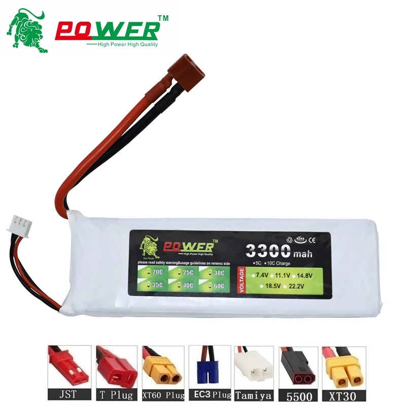 LION POWER 3S 11.1v 3300mah Lipo Battery 35c For Helicopter Four axis RC Car Boat power T/XT60/JST Plug 3s lipo battary 11.1 v
LION POWER 3S 11.1v 3300mah Lipo Battery 35c For Helicopter Four axis RC Car Boat power T/XT60/JST Plug 3s lipo battary 11.1 v