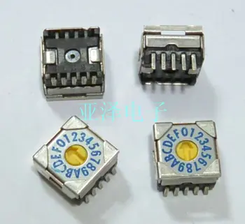 Fuji Japanese FUJISOKU 0-F / 16 stalls 8421C DIP rotary code switch SMRR7016-1
Fuji Japanese FUJISOKU 0-F / 16 stalls 8421C DIP rotary code switch SMRR7016-1