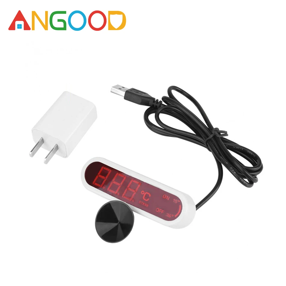ANGOOD Smart Home Temperature Sensor LED Digital Aquarium Thermometer Fish Tank Water Temperature Gauge With Suction Cup
ANGOOD Smart Home Temperature Sensor LED Digital Aquarium Thermometer Fish Tank Water Temperature Gauge With Suction Cup