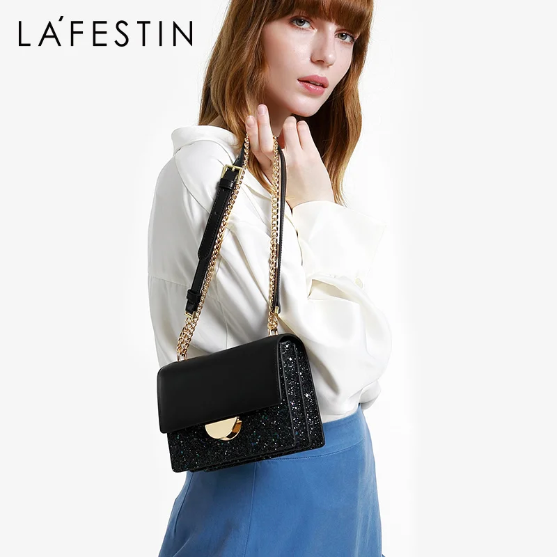 La festin 2019 new shoulder women's bags fashion sequins small square bag chain Messenger bag bolso mujer
La festin 2019 new shoulder women's bags fashion sequins small square bag chain Messenger bag bolso mujer