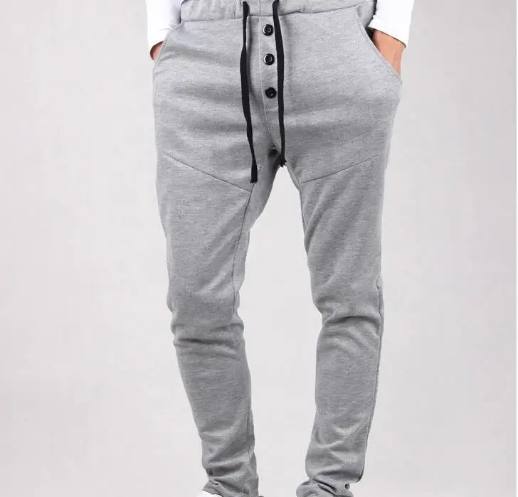 Autumn Men Trousers Sweatpants Casual drawstring Solid Color Harem Pants Breathable Cotton Three Buckle harem Clothing
Autumn Men Trousers Sweatpants Casual drawstring Solid Color Harem Pants Breathable Cotton Three Buckle harem Clothing