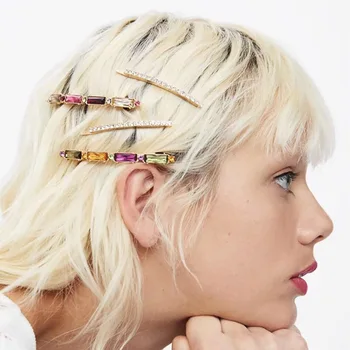1SET Korea Fashion Colorful Crystal Hairpins Hair Clips for Women Metal Gold Rhinestones Hairgrip Hair Accessories Jewelry
1SET Korea Fashion Colorful Crystal Hairpins Hair Clips for Women Metal Gold Rhinestones Hairgrip Hair Accessories Jewelry