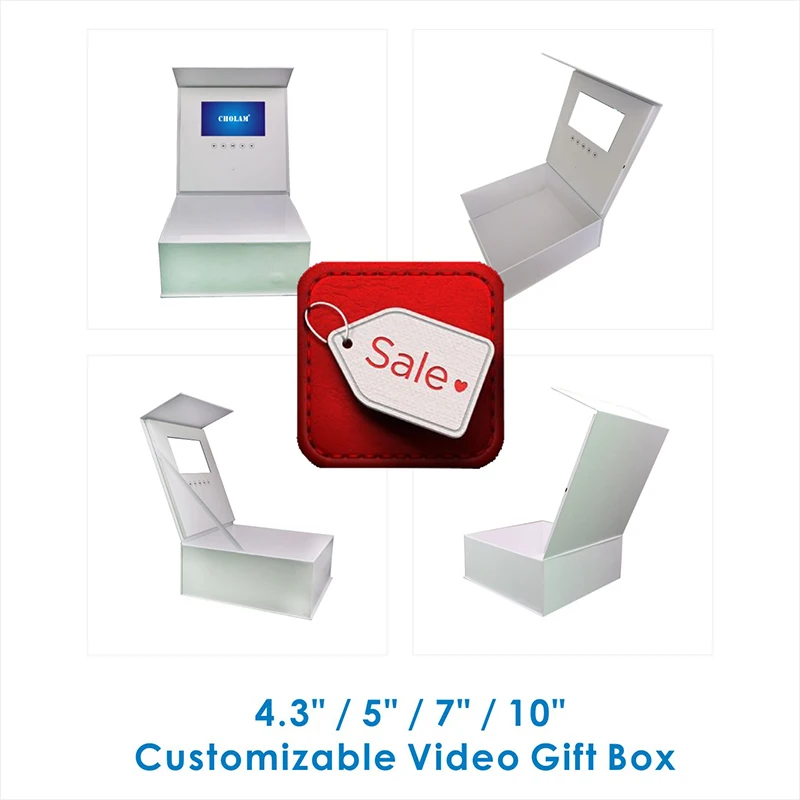 4.3"/5"/7"/10" CUSTOMIZED TOUCH SCREEN VIDEO GIFT BOX FOR ADVERTISING OR BLESSING
4.3"/5"/7"/10" CUSTOMIZED TOUCH SCREEN VIDEO GIFT BOX FOR ADVERTISING OR BLESSING