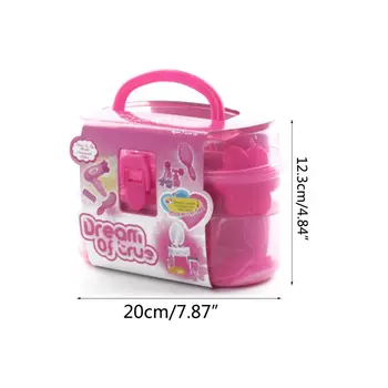 Children Pretend Play Kid Make Up Toys Set Hairdressing Simulation Cosmetic Girls Dressing Travel Kit
Children Pretend Play Kid Make Up Toys Set Hairdressing Simulation Cosmetic Girls Dressing Travel Kit