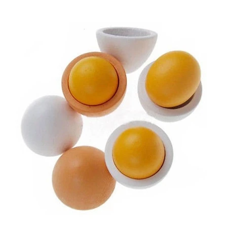 FlyingTown Wooden Toys Pretend Play Food Eggs Baby Toys Set Yolk Food Egg Preschool Wood Toys for Children Gift
FlyingTown Wooden Toys Pretend Play Food Eggs Baby Toys Set Yolk Food Egg Preschool Wood Toys for Children Gift