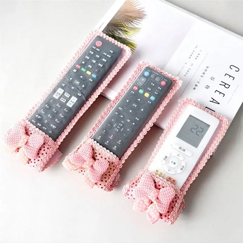 Cover for Remote Control Fabric Creative Lace Beautiful Bag Holder Container for Remote Control TV Air Conditioning
Cover for Remote Control Fabric Creative Lace Beautiful Bag Holder Container for Remote Control TV Air Conditioning