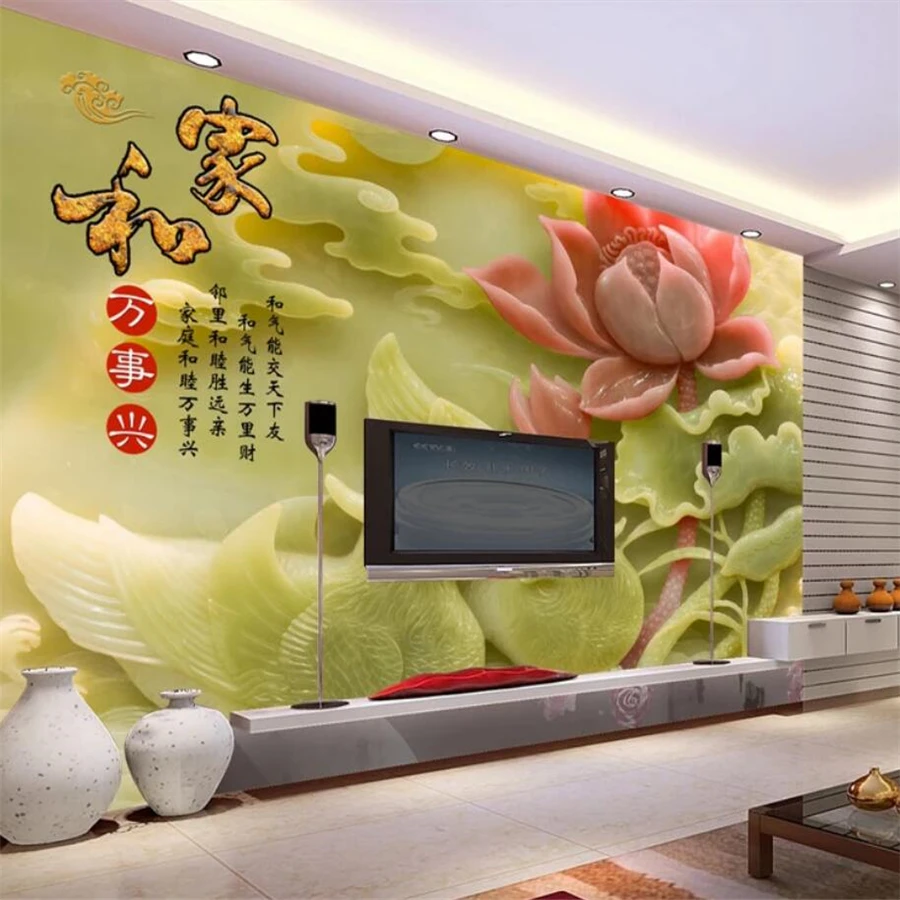 beibehang Custom wallpapers 3d large-scale pictorial muralist and all things Hing jade carving TV backdrop design 3d wallpaper
beibehang Custom wallpapers 3d large-scale pictorial muralist and all things Hing jade carving TV backdrop design 3d wallpaper