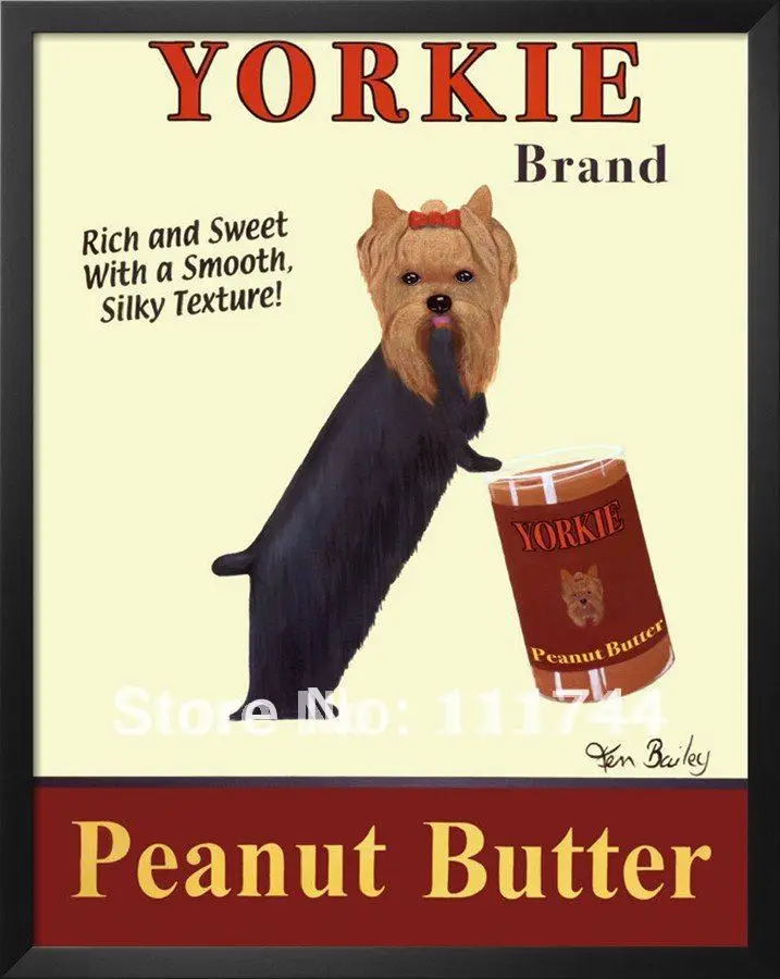 amazing paintings modern art dogs Yorkie Peanut Butter by Ken Bailey 100%handmade High quality
amazing paintings modern art dogs Yorkie Peanut Butter by Ken Bailey 100%handmade High quality