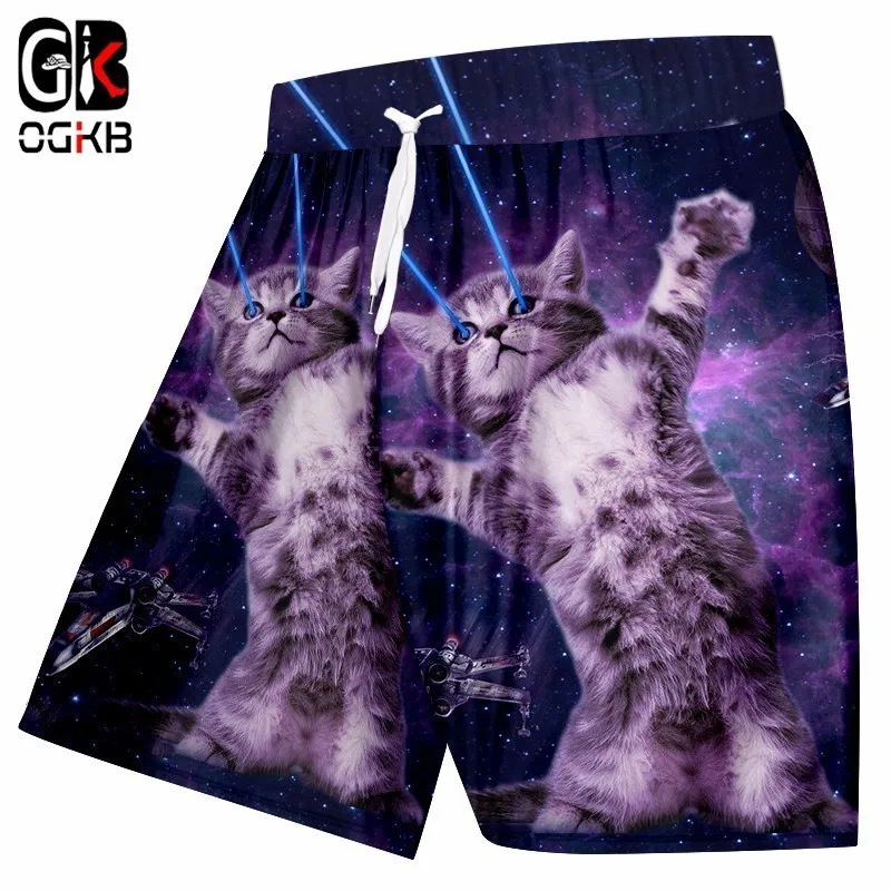 OGKB Men's Casual Shorts Cool Print Galaxy Space 3D Beach Shorts Cat King Board Shorts Man Fitness Workout Swimshorts Quick Dry
OGKB Men's Casual Shorts Cool Print Galaxy Space 3D Beach Shorts Cat King Board Shorts Man Fitness Workout Swimshorts Quick Dry