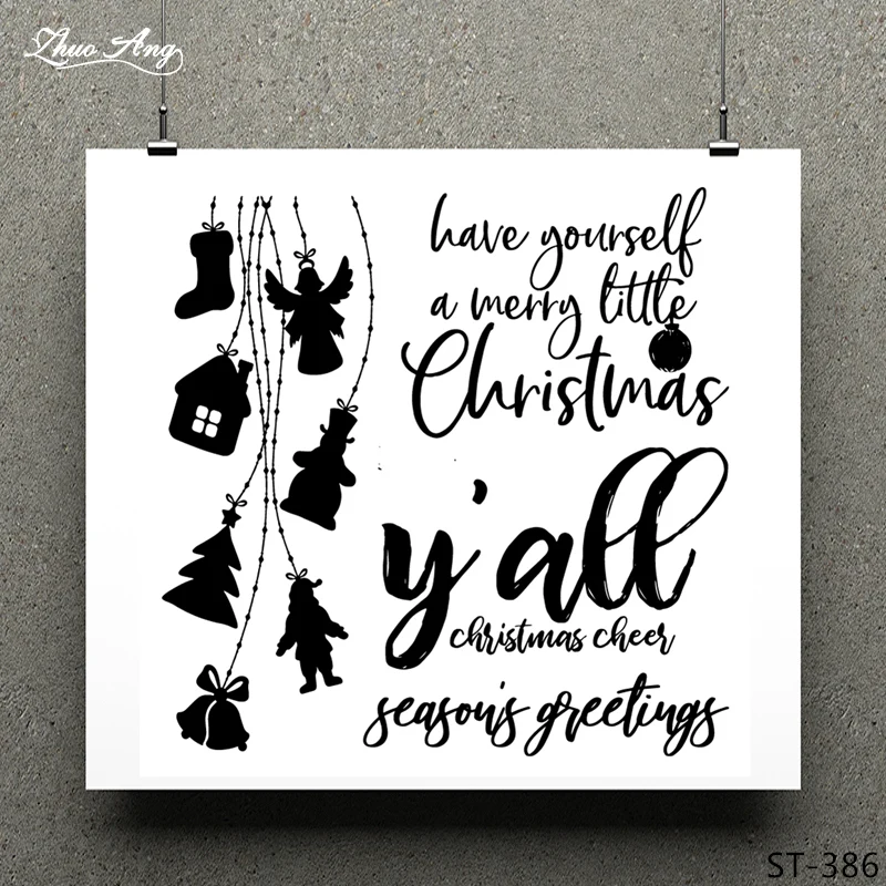 ZhuoAng Christmas Blessing Clear Stamp for Scrapbooking Rubber Stamp Seal Paper Craft Clear Stamps Card Making
ZhuoAng Christmas Blessing Clear Stamp for Scrapbooking Rubber Stamp Seal Paper Craft Clear Stamps Card Making