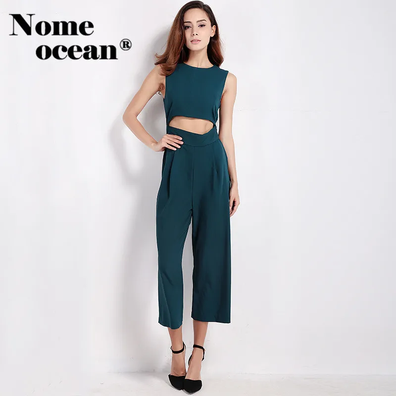 Elegant Women Jumpsuits Cut Out Waist Bow Rompers Wide Leg Pants 2018 Summer Sleeveless Long Jumpsuit Women Pants M16022608
Elegant Women Jumpsuits Cut Out Waist Bow Rompers Wide Leg Pants 2018 Summer Sleeveless Long Jumpsuit Women Pants M16022608