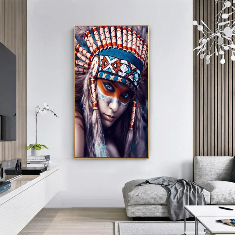 Vintage original indian girl poster print wall picture painting art painting wall living room poster home decoration no frame
Vintage original indian girl poster print wall picture painting art painting wall living room poster home decoration no frame