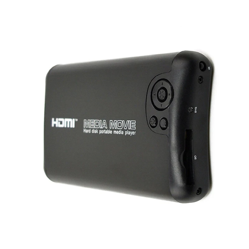2 5-дюймовый мини-медиаплеер Full HD 1080P HDD/SD медиа-проигрыватель HDMI AV выход H.264-для