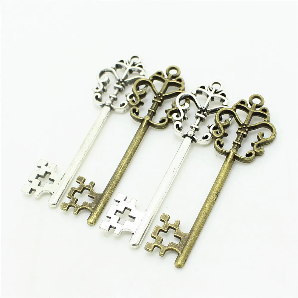 Sweet Bell 20pcs 18*58mm Antique Two Color Metal Zinc Alloy Trendy Hollow Butterfly Lovely Keys Jewelry Pendant Charms 2B141
Sweet Bell 20pcs 18*58mm Antique Two Color Metal Zinc Alloy Trendy Hollow Butterfly Lovely Keys Jewelry Pendant Charms 2B141