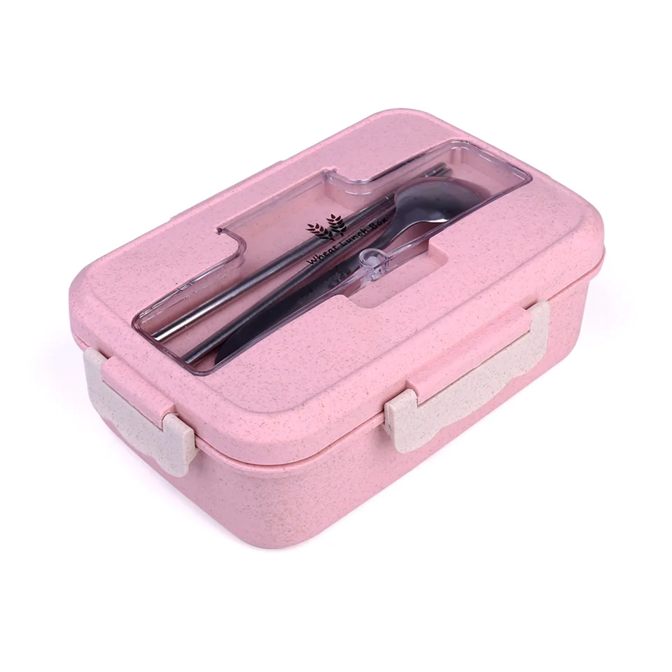 1000ml 1 of Tiers 3 of Compartments Lunch Box Wheat Straw Bento Box Microwavable With Spoons And Chopsticks Leakproof Lunchbox
1000ml 1 of Tiers 3 of Compartments Lunch Box Wheat Straw Bento Box Microwavable With Spoons And Chopsticks Leakproof Lunchbox