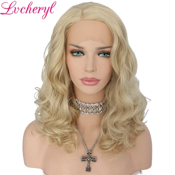 Lvcheryl Short Blonde Natural Wave High Density Hand Tied Glueless Heat Resistant Hair Wigs Synthetic Lace Front Wig for Women
Lvcheryl Short Blonde Natural Wave High Density Hand Tied Glueless Heat Resistant Hair Wigs Synthetic Lace Front Wig for Women