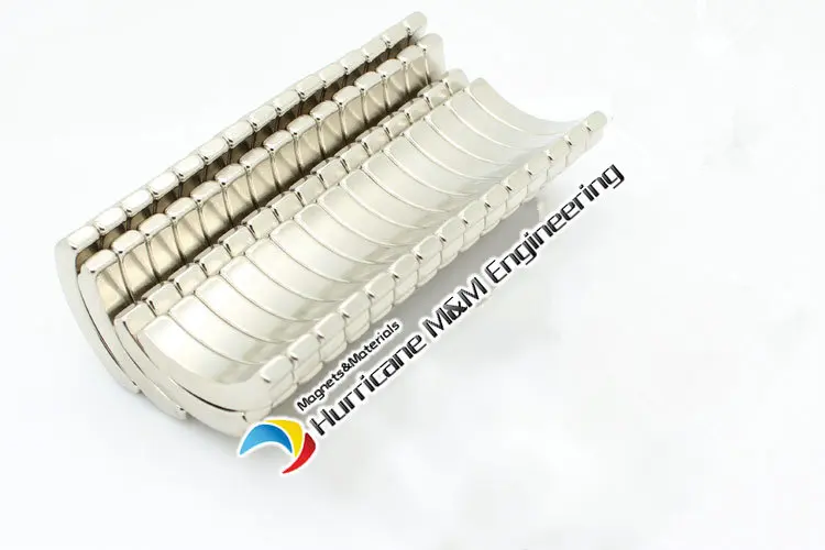 600 pcs NdFeB Arc Segment OD40xID30xW23.7x5 mm 1.57" N38 Motor Magnet for Generator Wind Turbine Neodymium Rotor Magnet
600 pcs NdFeB Arc Segment OD40xID30xW23.7x5 mm 1.57" N38 Motor Magnet for Generator Wind Turbine Neodymium Rotor Magnet