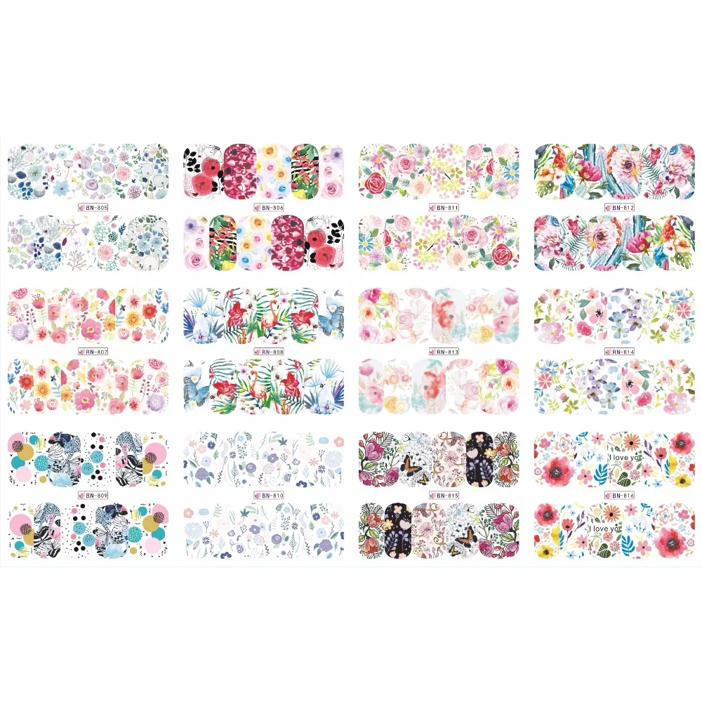 12 PACK/ LOT WATER DECAL NAIL ART NAIL STICKER FULL COVER FLORID SET ROSE JASMINE PALM TREE LEAF LAVANDER BN805-816
12 PACK/ LOT WATER DECAL NAIL ART NAIL STICKER FULL COVER FLORID SET ROSE JASMINE PALM TREE LEAF LAVANDER BN805-816