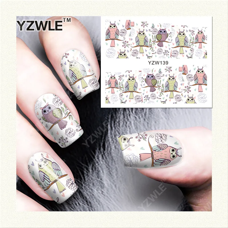 YWK 1 Sheet DIY Designer Nail Art Water Decals Transfer Stickers Cute Animal Owl Pattern Sticker
YWK 1 Sheet DIY Designer Nail Art Water Decals Transfer Stickers Cute Animal Owl Pattern Sticker