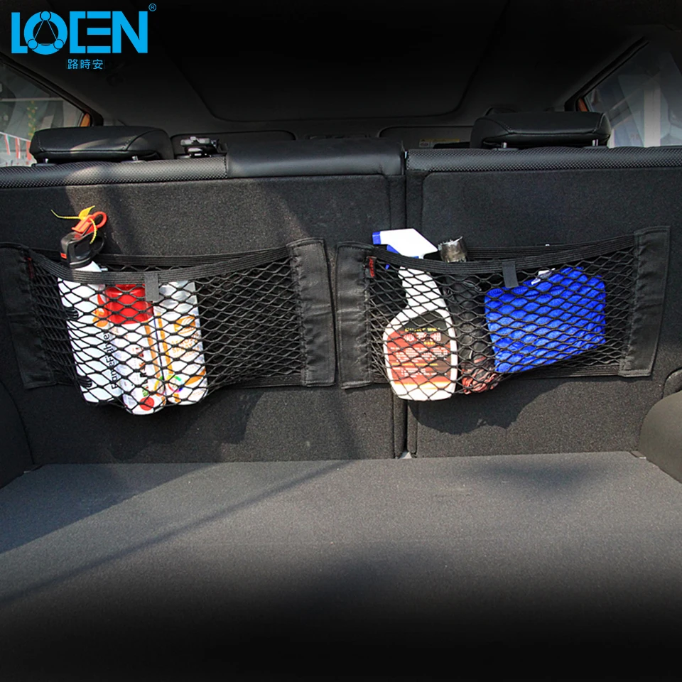 LOEN 1PC Car Back Rear Trunk Seat Elastic String Net Mesh Storage Bag Strong/Durable Car Seat Back Storage Mesh Net
LOEN 1PC Car Back Rear Trunk Seat Elastic String Net Mesh Storage Bag Strong/Durable Car Seat Back Storage Mesh Net