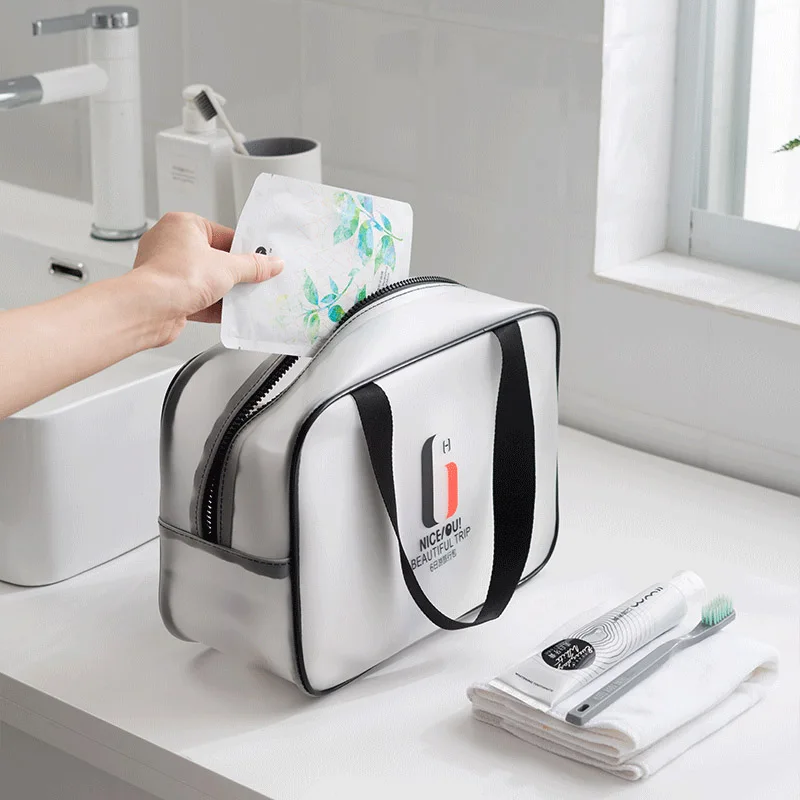 Waterproof Cosmetic Bag Handbag Women's Travel Clear Toiletry Wash Organizer Ladies Makeup Lipstick Eyelash Brush Pouch Case
Waterproof Cosmetic Bag Handbag Women's Travel Clear Toiletry Wash Organizer Ladies Makeup Lipstick Eyelash Brush Pouch Case