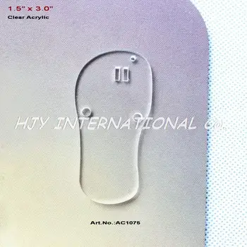 (6pcs/lot) 76mm Laser Cut Clear Acrylic Flip Flop Key Chain Blank Holiday Wedding Ornaments-AC1075
(6pcs/lot) 76mm Laser Cut Clear Acrylic Flip Flop Key Chain Blank Holiday Wedding Ornaments-AC1075