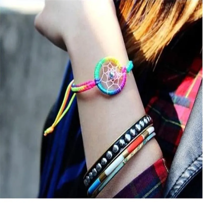 Hot 1PC Campanula Dream Catcher Individualize Wild Bracelet Fashion Alloy.Rope Leather Cute Charm Joyeria Book &
Hot 1PC Campanula Dream Catcher Individualize Wild Bracelet Fashion Alloy.Rope Leather Cute Charm Joyeria Book &