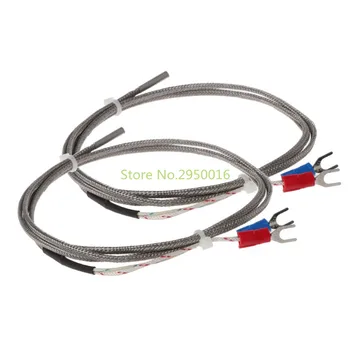 2Pcs 1M K-Type 0 to 600 Degree Thermocouple Temperature Controller Sensor Probe 3x15x1000 3D Printer Parts Accessories C26
2Pcs 1M K-Type 0 to 600 Degree Thermocouple Temperature Controller Sensor Probe 3x15x1000 3D Printer Parts Accessories C26