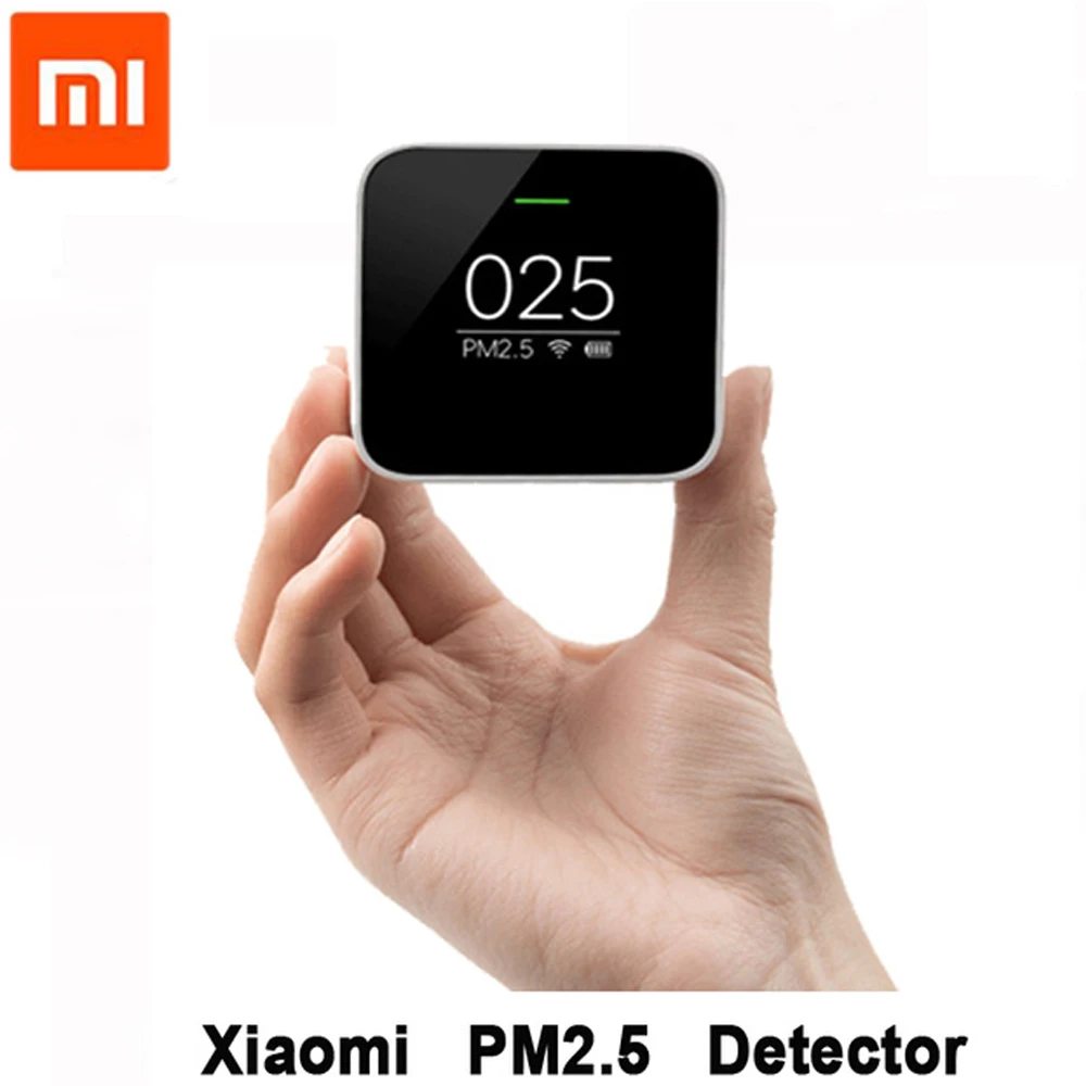 Original Xiaomi Mijia PM2.5 Detecto rOLED Screen Smart Sensor Xiaomi Air Quality Tester Smart Control APP Adapt Mi Air Purifier
Original Xiaomi Mijia PM2.5 Detecto rOLED Screen Smart Sensor Xiaomi Air Quality Tester Smart Control APP Adapt Mi Air Purifier