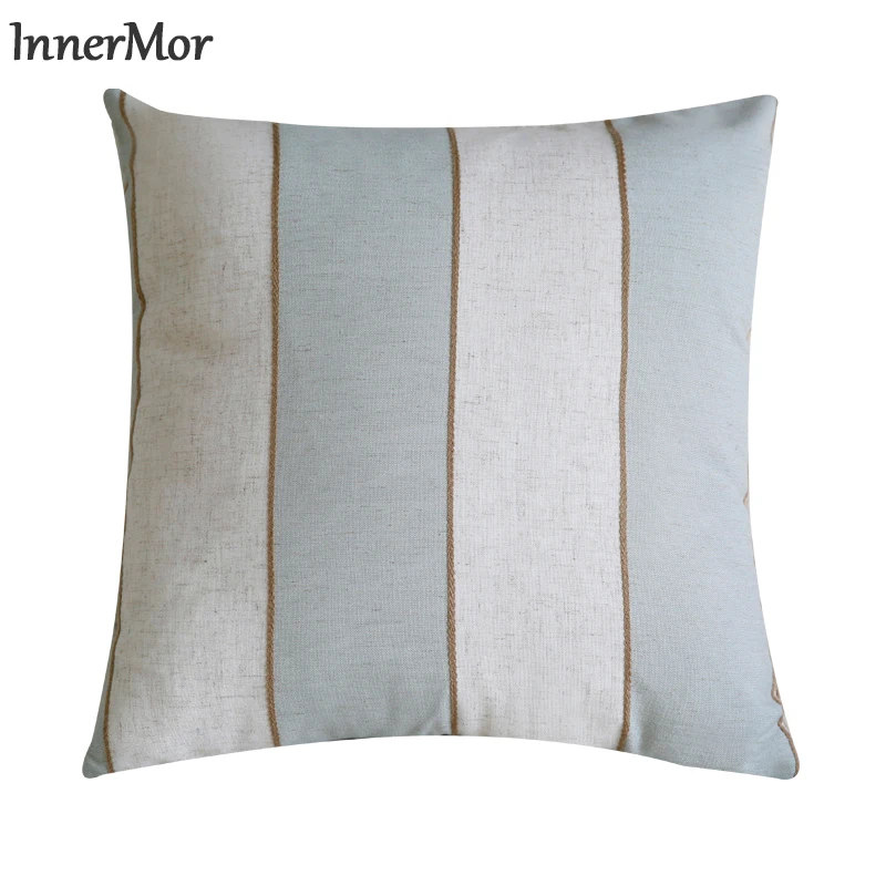 Innermor Two color Stripe Decor Cushion Cover soft simple Pillow Case Home modern decorative For sofa bed car seat45x45 50x50
Innermor Two color Stripe Decor Cushion Cover soft simple Pillow Case Home modern decorative For sofa bed car seat45x45 50x50