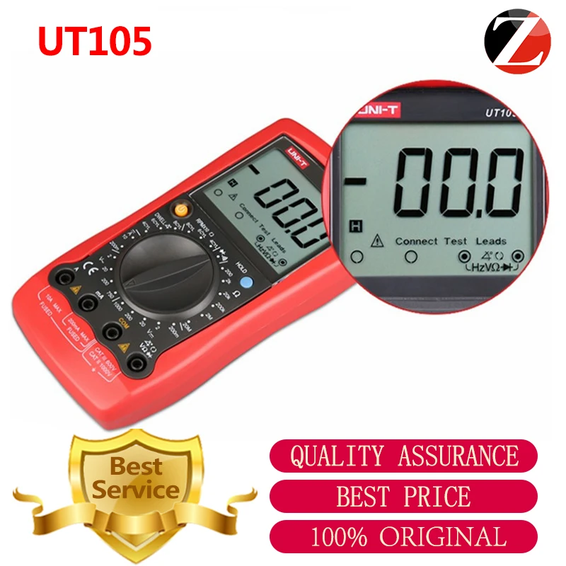UNI-T New Released UT105 Automotive Multi-Purpose Meters & Auto Range UNI-T105 Standard Digital Multimeter Handheld UT105
UNI-T New Released UT105 Automotive Multi-Purpose Meters & Auto Range UNI-T105 Standard Digital Multimeter Handheld UT105