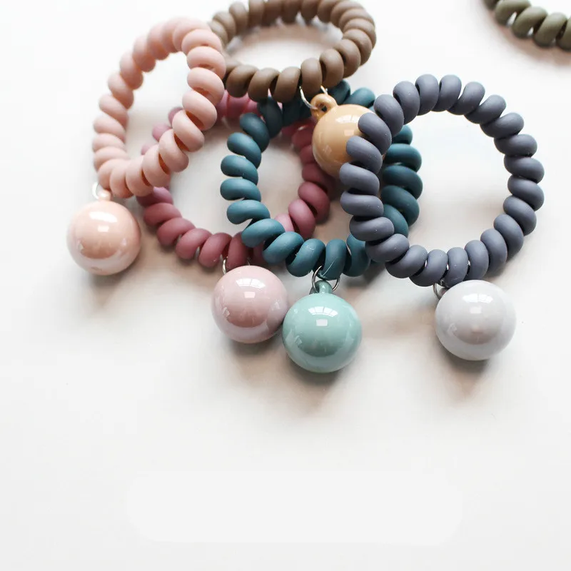 Spring and summer new sweet frosted rubber color telephone line hair ring cute ball ball pendant hair rope
Spring and summer new sweet frosted rubber color telephone line hair ring cute ball ball pendant hair rope