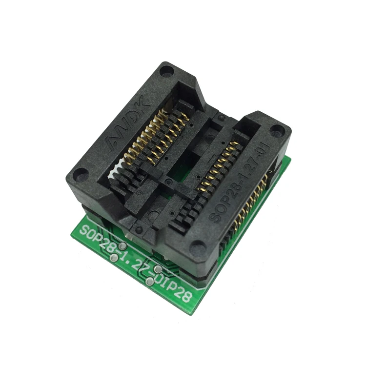 SOP18 SOIC18 SO18 to DIP18 Programming Socket Pitch 1.27mm IC Body Width 7.5mm 300mil Test Socket Adapter
SOP18 SOIC18 SO18 to DIP18 Programming Socket Pitch 1.27mm IC Body Width 7.5mm 300mil Test Socket Adapter